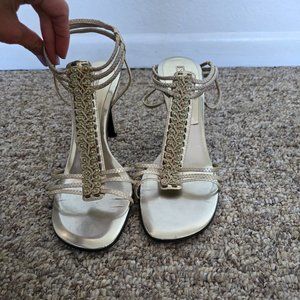 Nine West Pearl Strappy Sandal Heels